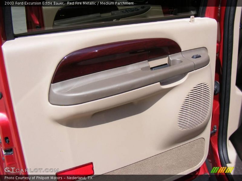 Red Fire Metallic / Medium Parchment 2003 Ford Excursion Eddie Bauer