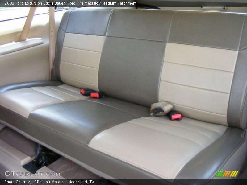 Red Fire Metallic / Medium Parchment 2003 Ford Excursion Eddie Bauer