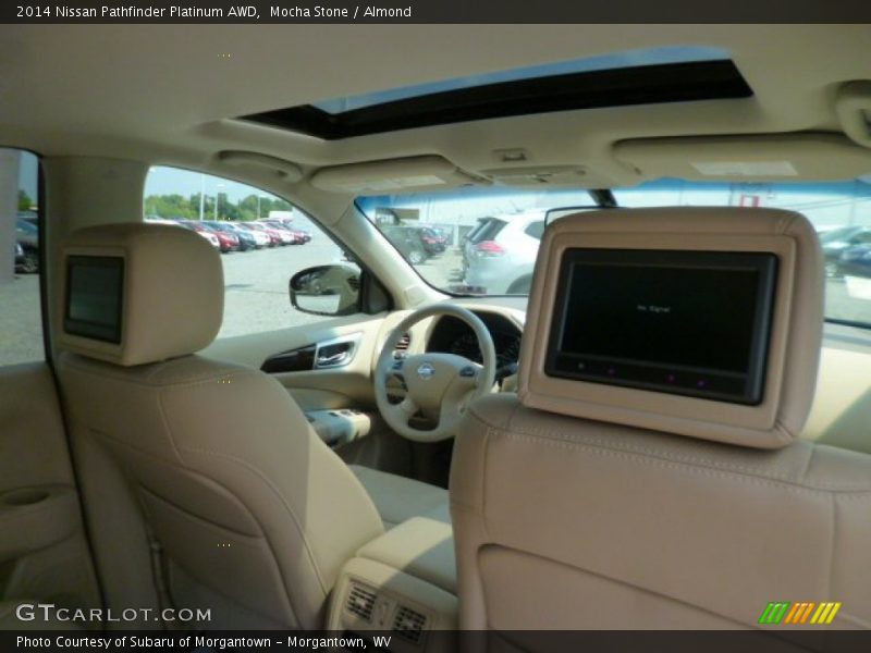 Mocha Stone / Almond 2014 Nissan Pathfinder Platinum AWD