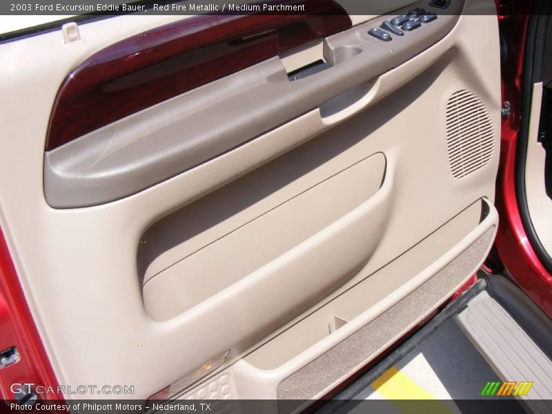 Red Fire Metallic / Medium Parchment 2003 Ford Excursion Eddie Bauer