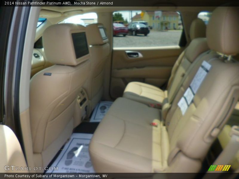 Mocha Stone / Almond 2014 Nissan Pathfinder Platinum AWD