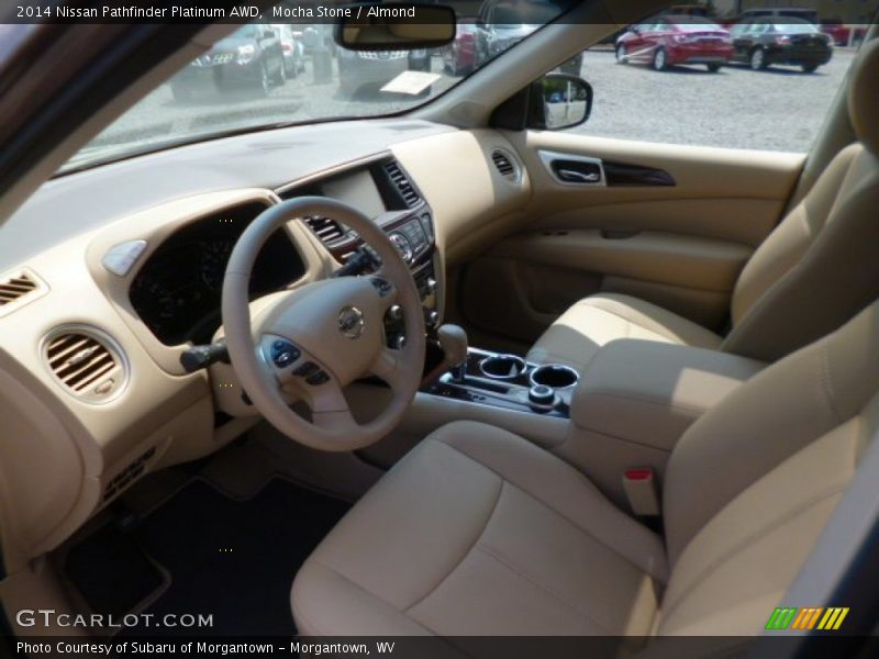 Mocha Stone / Almond 2014 Nissan Pathfinder Platinum AWD