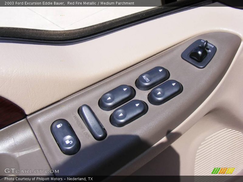 Red Fire Metallic / Medium Parchment 2003 Ford Excursion Eddie Bauer