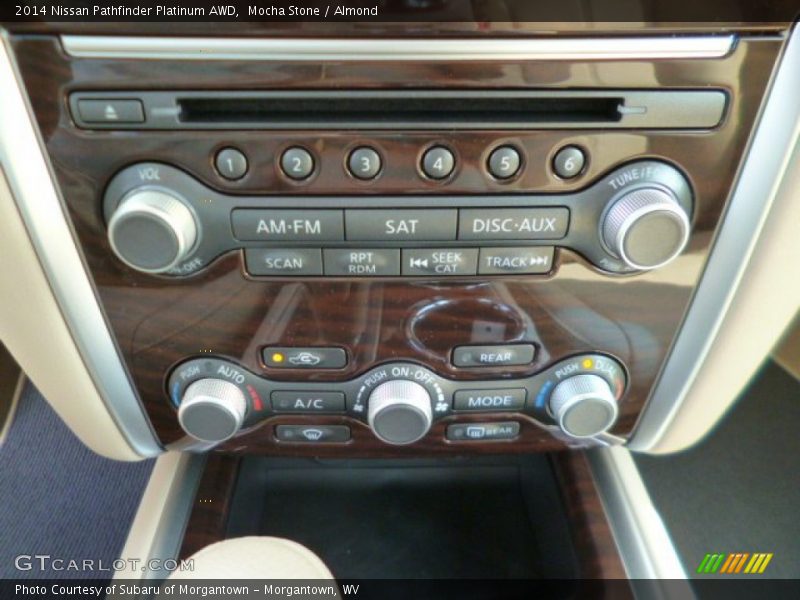 Mocha Stone / Almond 2014 Nissan Pathfinder Platinum AWD