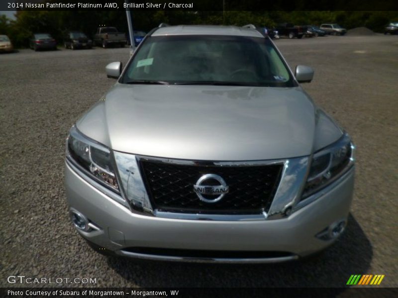 Brilliant Silver / Charcoal 2014 Nissan Pathfinder Platinum AWD