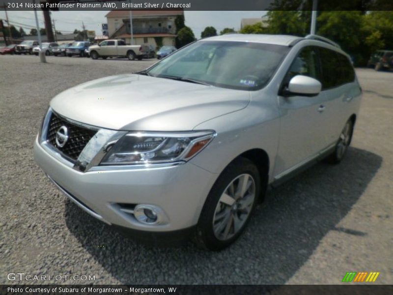 Brilliant Silver / Charcoal 2014 Nissan Pathfinder Platinum AWD