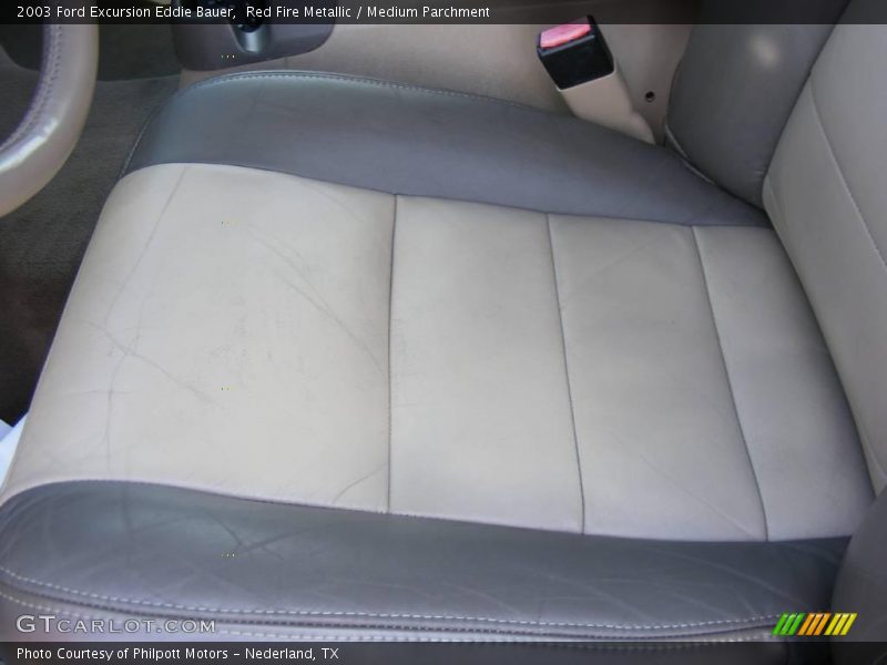 Red Fire Metallic / Medium Parchment 2003 Ford Excursion Eddie Bauer