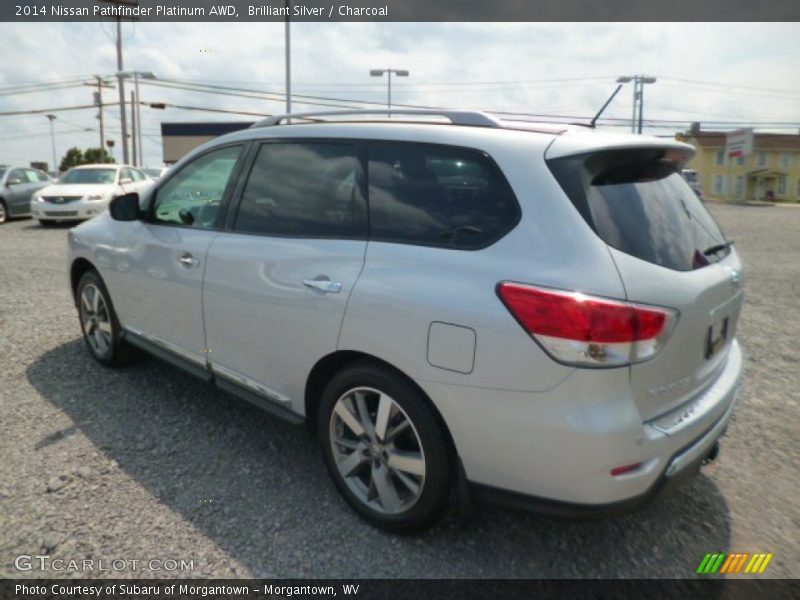Brilliant Silver / Charcoal 2014 Nissan Pathfinder Platinum AWD
