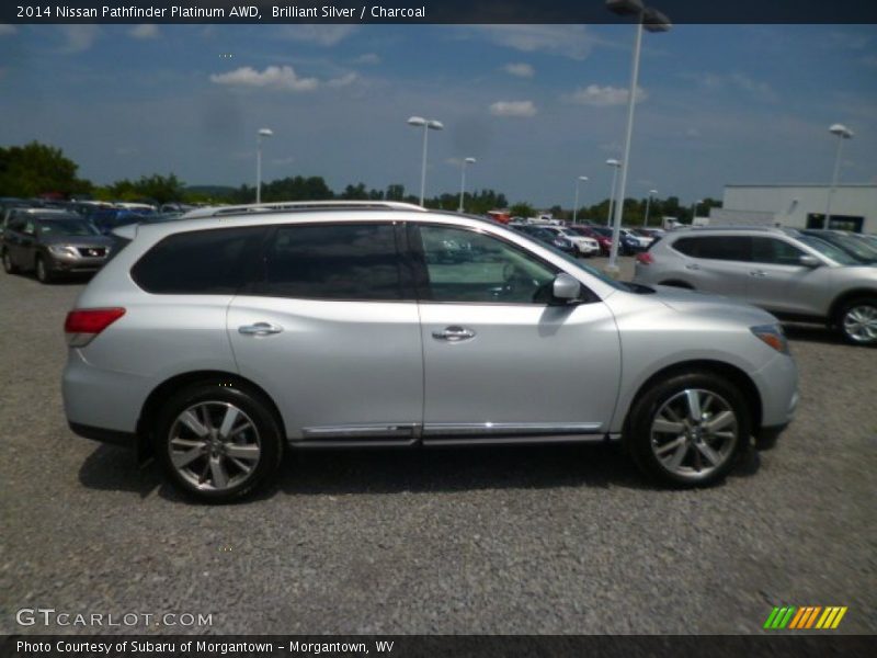 Brilliant Silver / Charcoal 2014 Nissan Pathfinder Platinum AWD