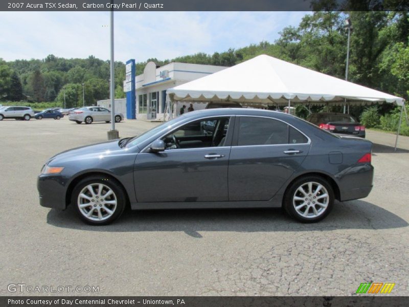 Carbon Gray Pearl / Quartz 2007 Acura TSX Sedan
