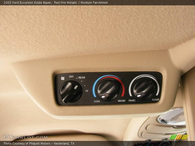 Red Fire Metallic / Medium Parchment 2003 Ford Excursion Eddie Bauer