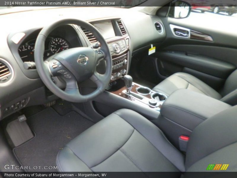 Brilliant Silver / Charcoal 2014 Nissan Pathfinder Platinum AWD