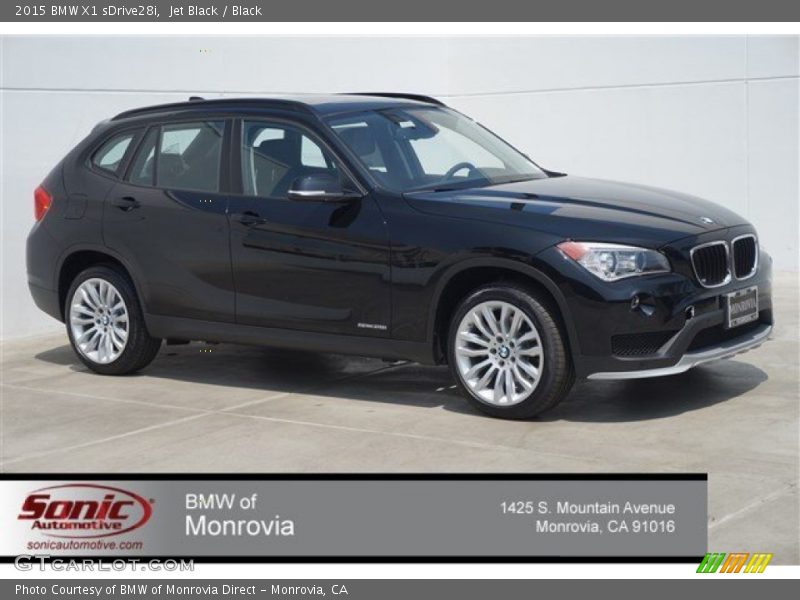 Jet Black / Black 2015 BMW X1 sDrive28i