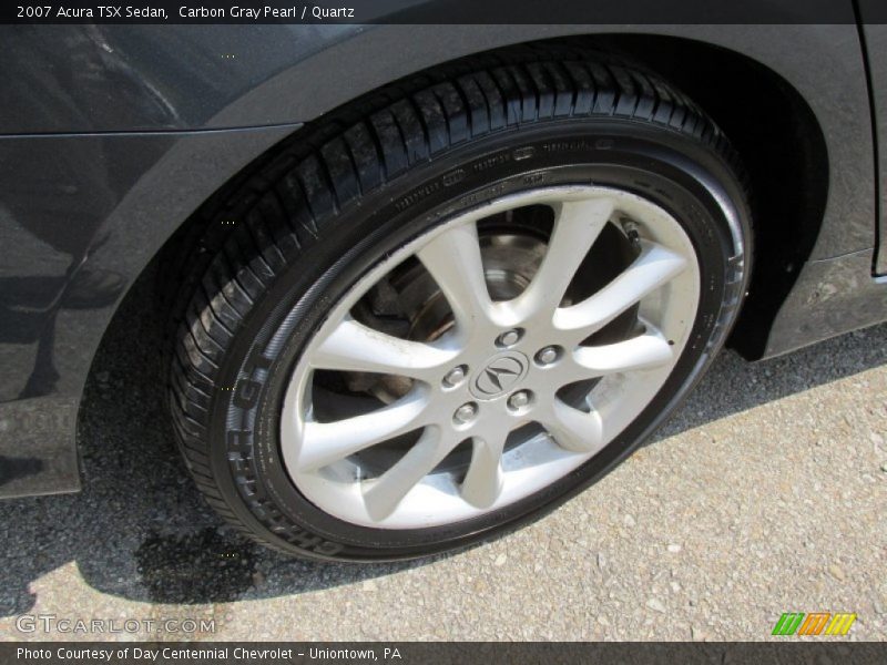 Carbon Gray Pearl / Quartz 2007 Acura TSX Sedan