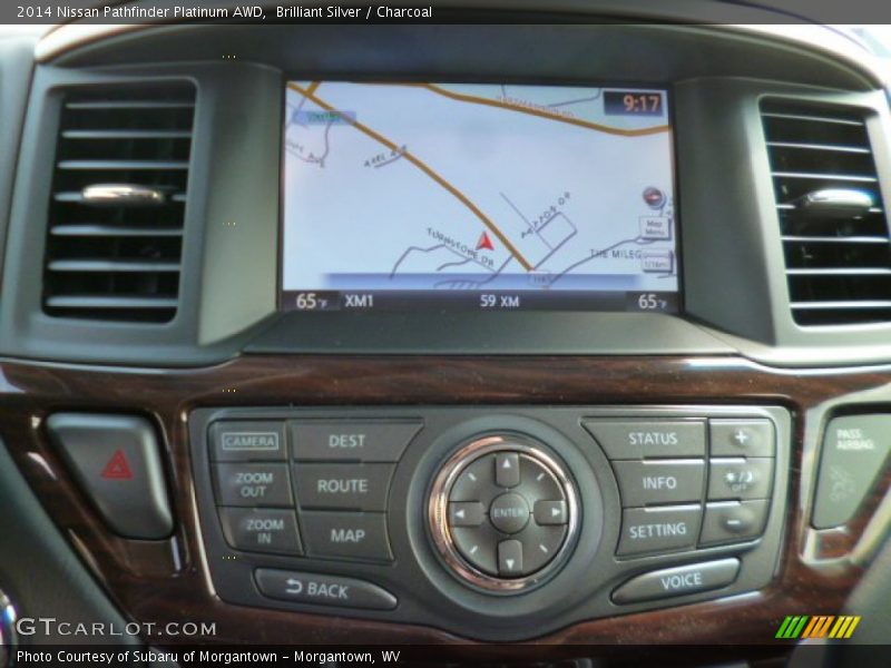 Brilliant Silver / Charcoal 2014 Nissan Pathfinder Platinum AWD