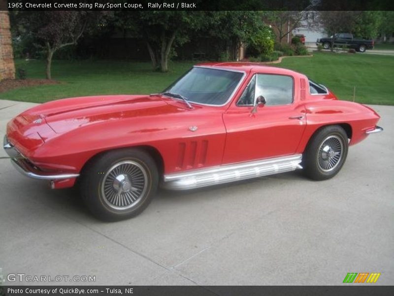 Rally Red / Black 1965 Chevrolet Corvette Sting Ray Sport Coupe