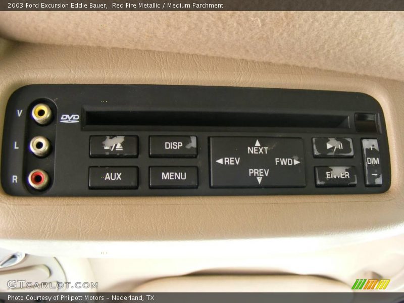 Red Fire Metallic / Medium Parchment 2003 Ford Excursion Eddie Bauer