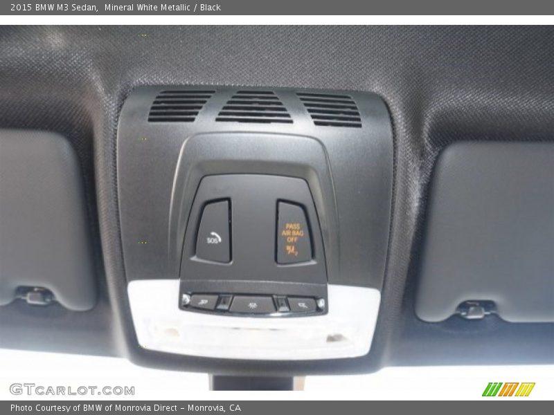 Mineral White Metallic / Black 2015 BMW M3 Sedan