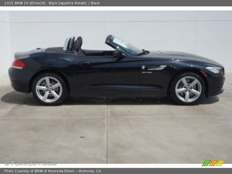 Black Sapphire Metallic / Black 2015 BMW Z4 sDrive28i