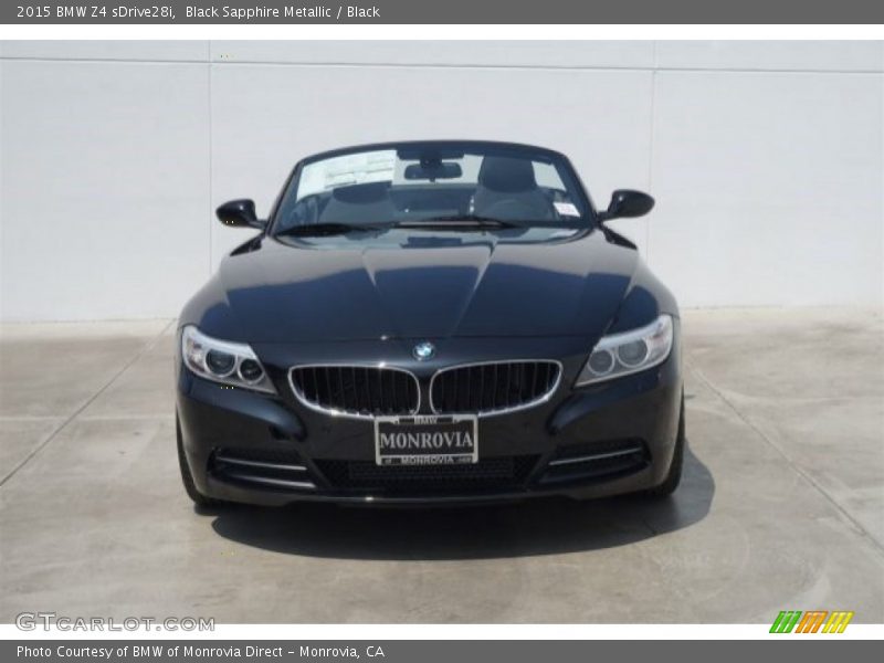 Black Sapphire Metallic / Black 2015 BMW Z4 sDrive28i