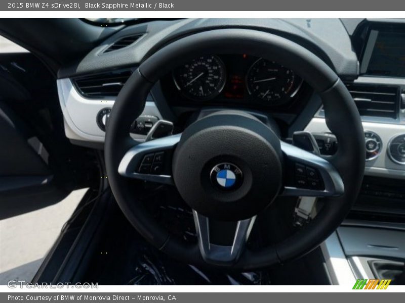 Black Sapphire Metallic / Black 2015 BMW Z4 sDrive28i