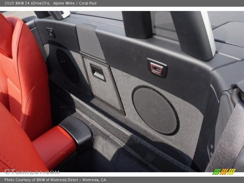 Alpine White / Coral Red 2015 BMW Z4 sDrive35is