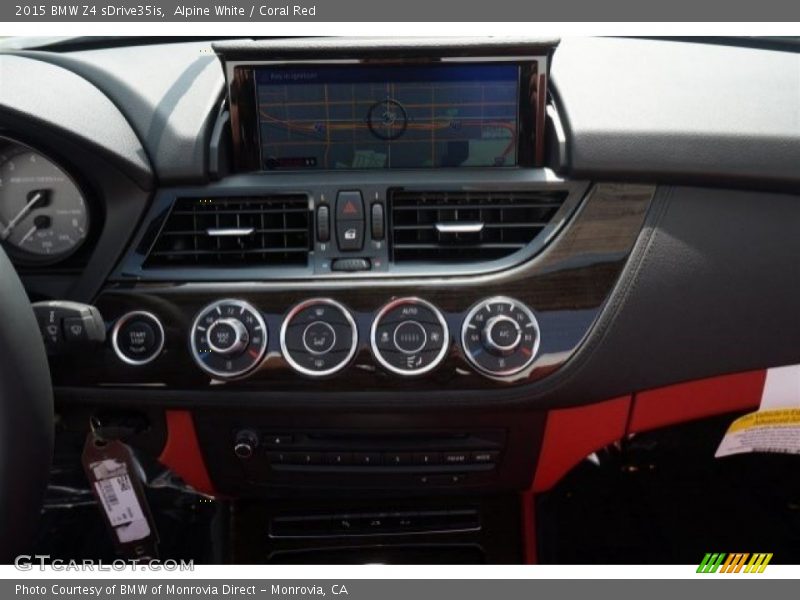 Alpine White / Coral Red 2015 BMW Z4 sDrive35is