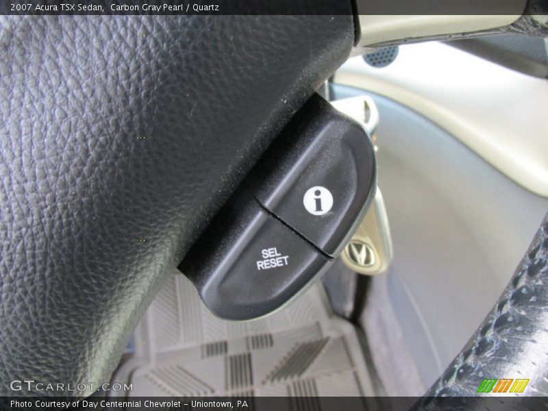 Carbon Gray Pearl / Quartz 2007 Acura TSX Sedan