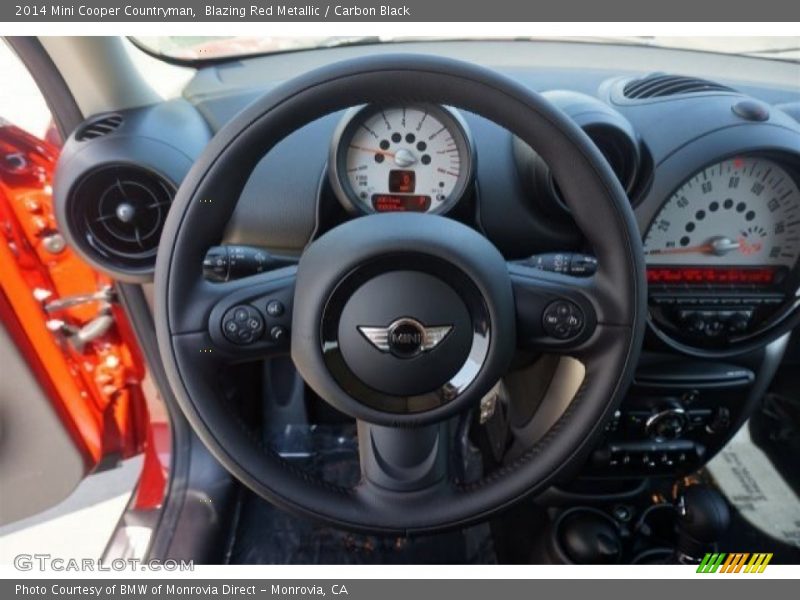 Blazing Red Metallic / Carbon Black 2014 Mini Cooper Countryman