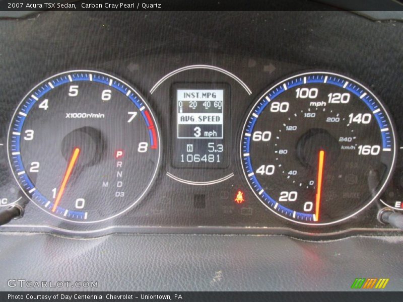 Carbon Gray Pearl / Quartz 2007 Acura TSX Sedan