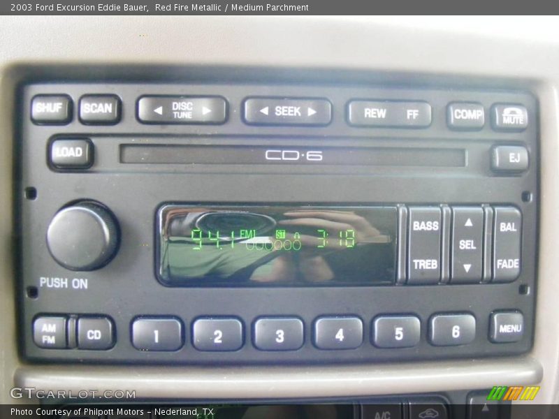 Red Fire Metallic / Medium Parchment 2003 Ford Excursion Eddie Bauer
