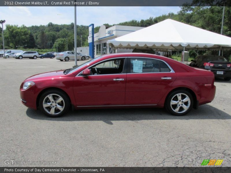 Crystal Red Tintcoat / Ebony 2012 Chevrolet Malibu LT