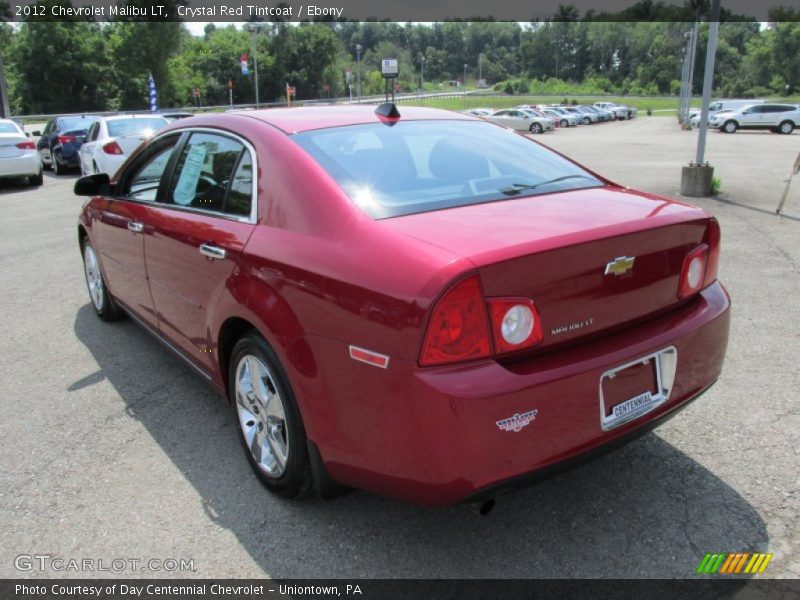 Crystal Red Tintcoat / Ebony 2012 Chevrolet Malibu LT