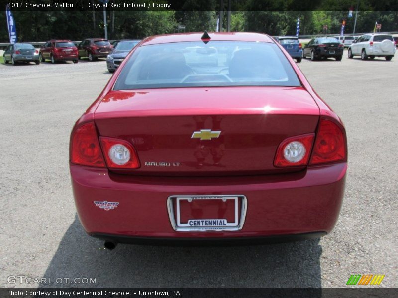 Crystal Red Tintcoat / Ebony 2012 Chevrolet Malibu LT