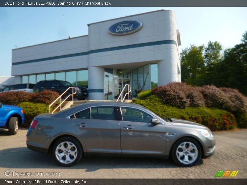Sterling Grey / Charcoal Black 2011 Ford Taurus SEL AWD
