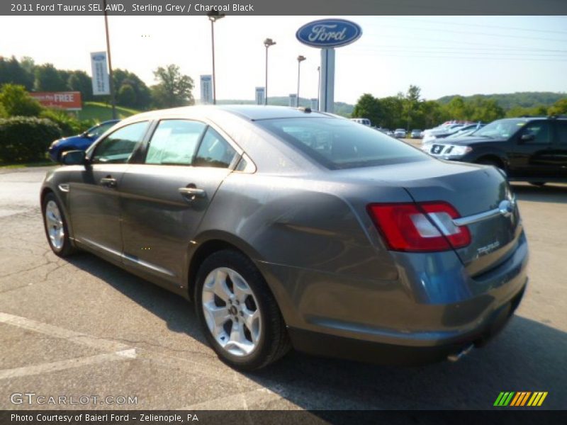 Sterling Grey / Charcoal Black 2011 Ford Taurus SEL AWD