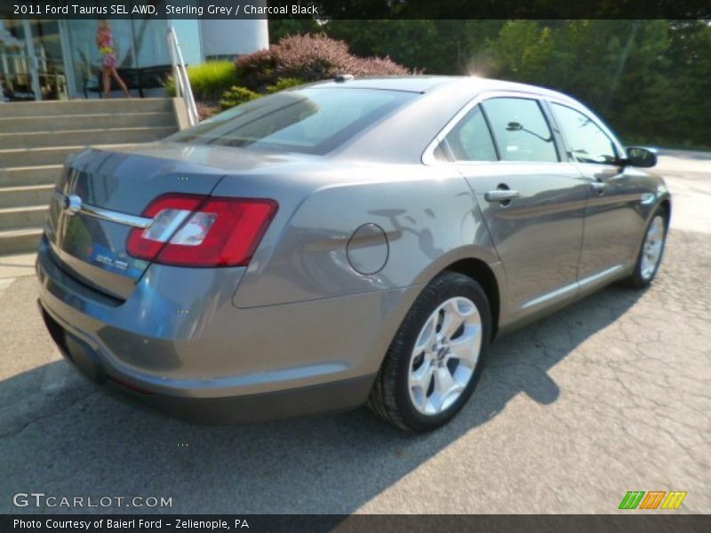 Sterling Grey / Charcoal Black 2011 Ford Taurus SEL AWD