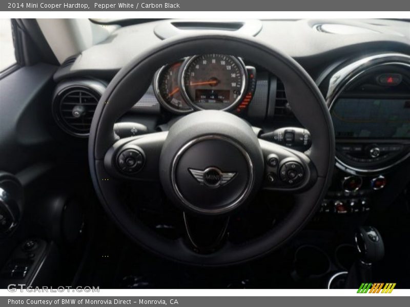 Pepper White / Carbon Black 2014 Mini Cooper Hardtop