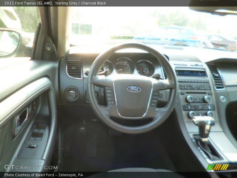 Sterling Grey / Charcoal Black 2011 Ford Taurus SEL AWD