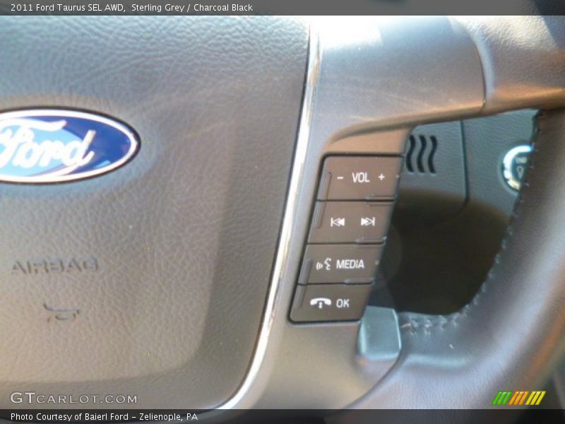 Sterling Grey / Charcoal Black 2011 Ford Taurus SEL AWD