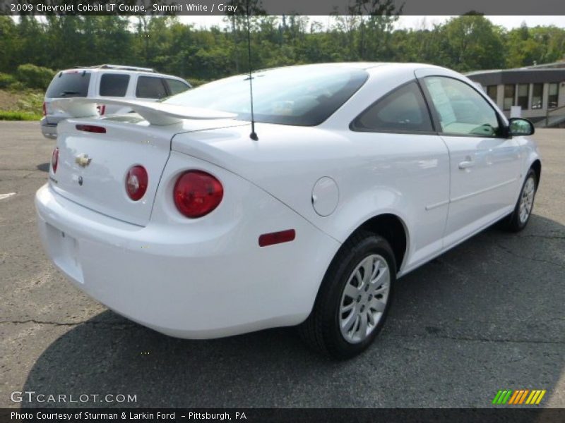 Summit White / Gray 2009 Chevrolet Cobalt LT Coupe