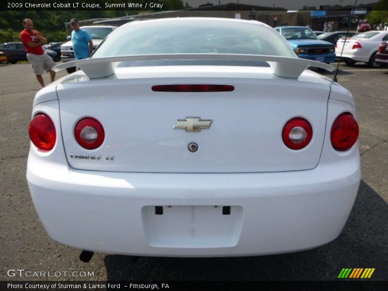 Summit White / Gray 2009 Chevrolet Cobalt LT Coupe