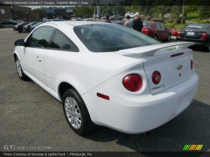 Summit White / Gray 2009 Chevrolet Cobalt LT Coupe