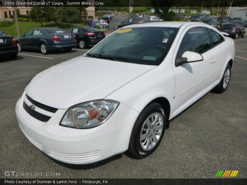 Summit White / Gray 2009 Chevrolet Cobalt LT Coupe