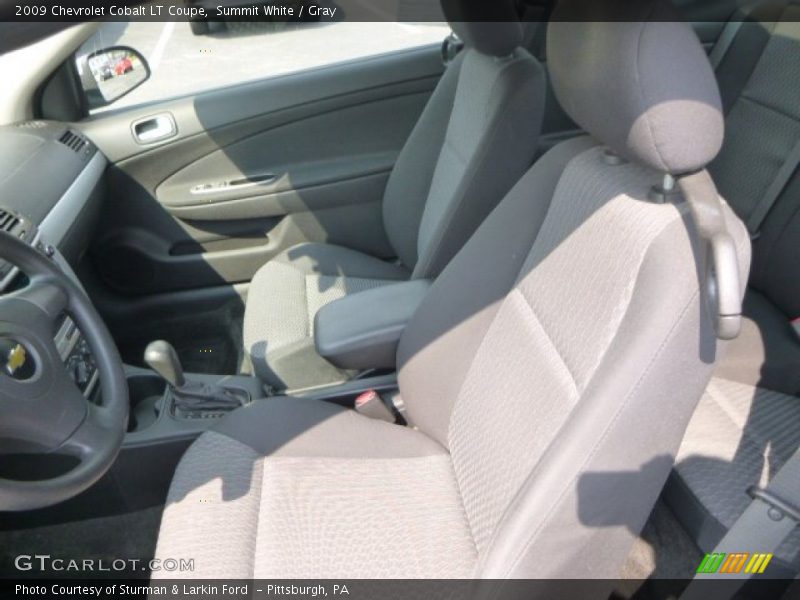 Summit White / Gray 2009 Chevrolet Cobalt LT Coupe