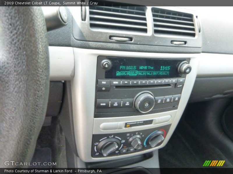 Summit White / Gray 2009 Chevrolet Cobalt LT Coupe