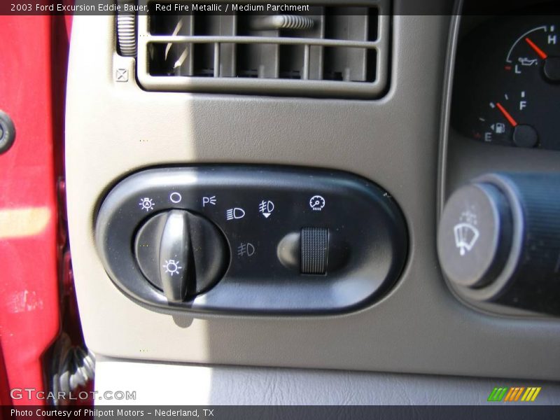Red Fire Metallic / Medium Parchment 2003 Ford Excursion Eddie Bauer