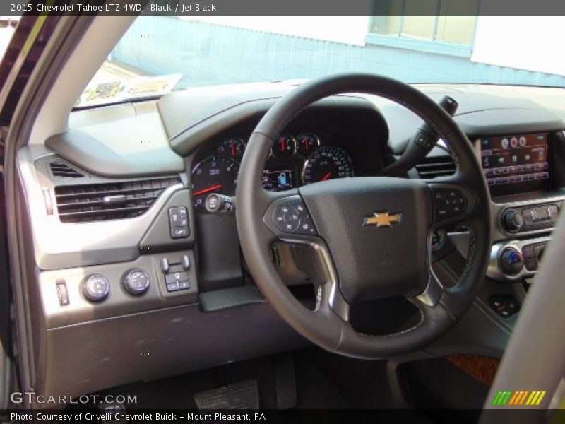 Black / Jet Black 2015 Chevrolet Tahoe LTZ 4WD