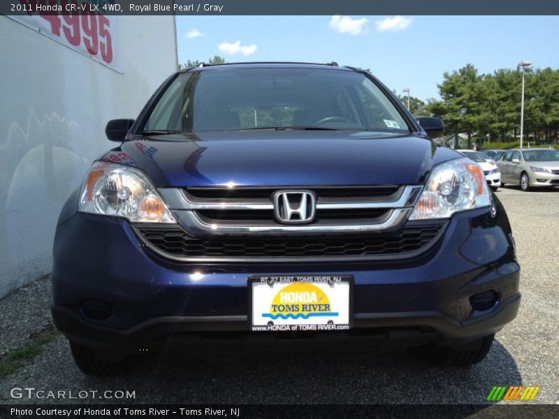 Royal Blue Pearl / Gray 2011 Honda CR-V LX 4WD