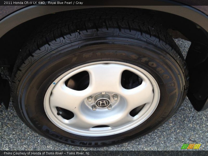 Royal Blue Pearl / Gray 2011 Honda CR-V LX 4WD